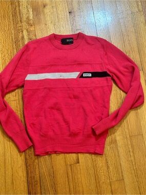 SlalomVintage  ski sweater  pink wool size S (#4)
